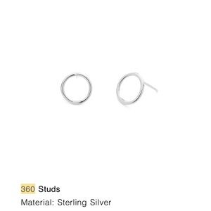 Mejuri 360 Studs Sterling Silver